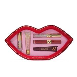 VICTORIA’S SECRET | 5-Piece Lip Gloss, Oil, Mask & Lip Plumper Gift Set